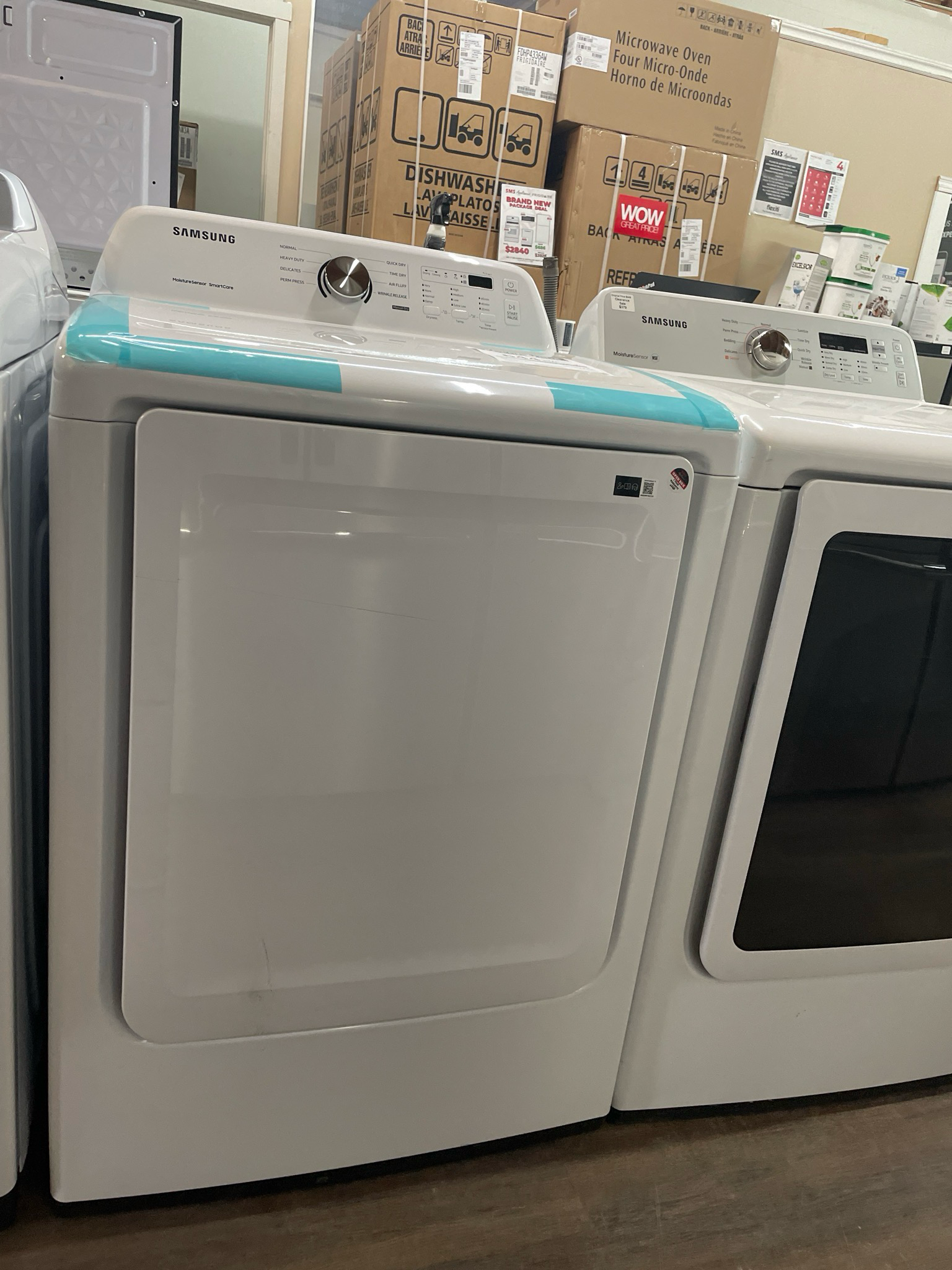 OPEN BOX - Scratch & Dent, Samsung Electric Dryer, DVE45T3200W