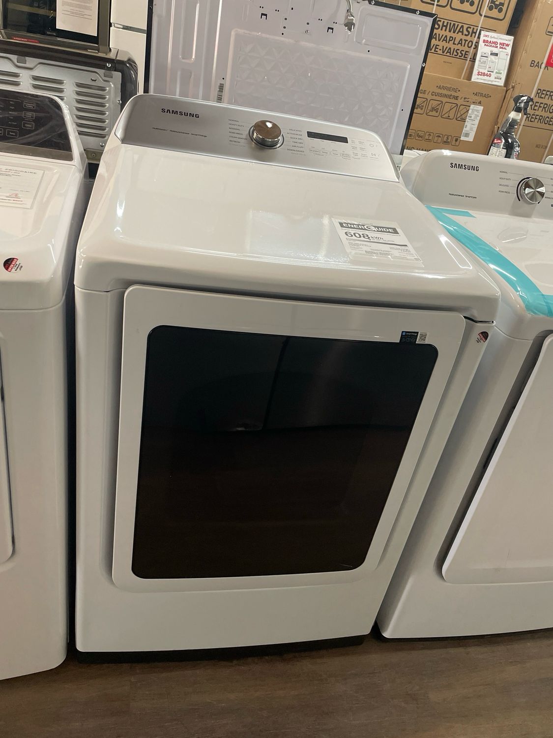 OPEN BOX - Scratch & Dent, Samsung Electric Dryer, DVE52DG5505W