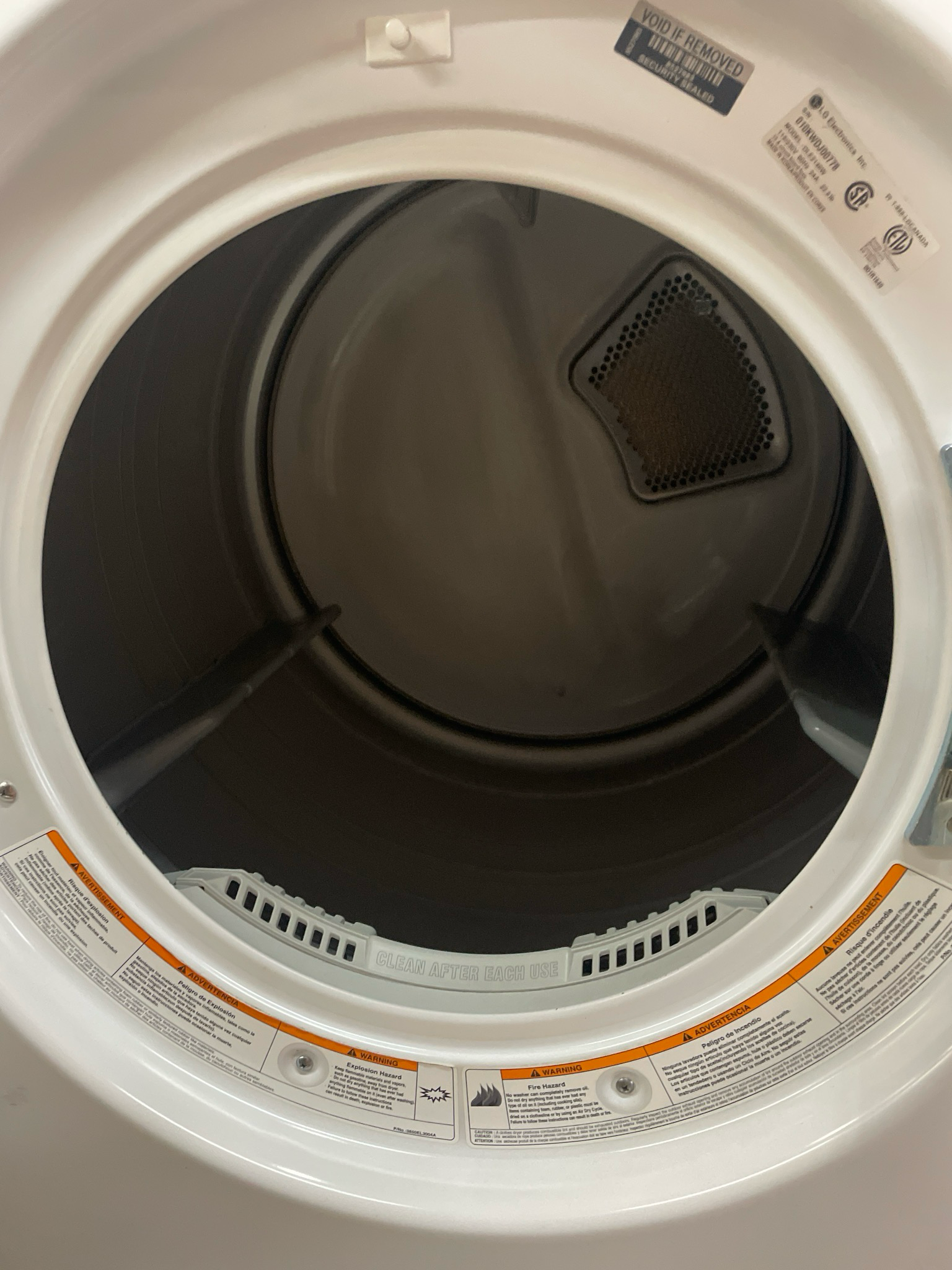 LG, Electric Dryer, DLE2140W