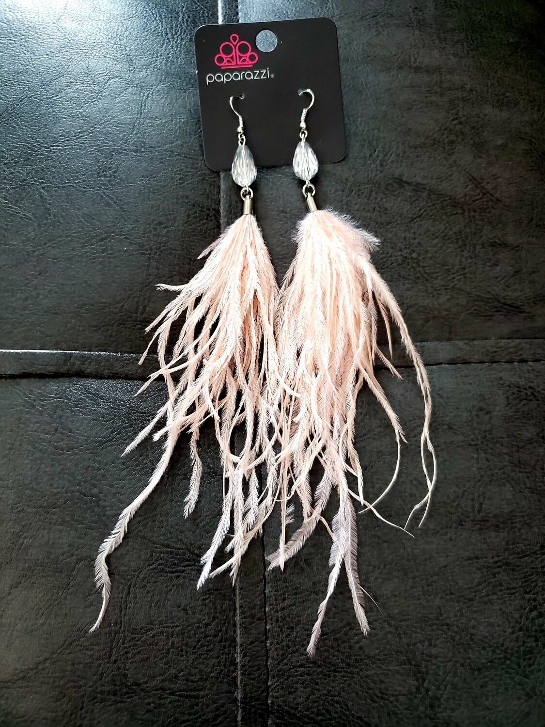 Would you care for some tea? Feather Earrings