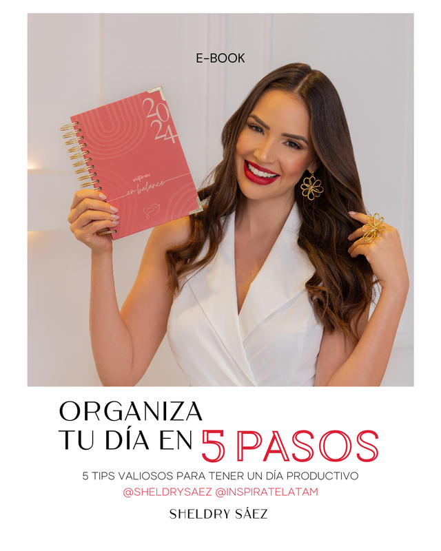 E-Book &quot;ORGANIZA TU DÍA EN 5 PASOS&quot;