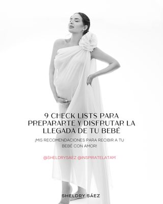 E-Book "9 CHECK LISTS PARA PREPARARTE Y DISFRUTAR LA LLEGADA DE TU BEBÉ"
