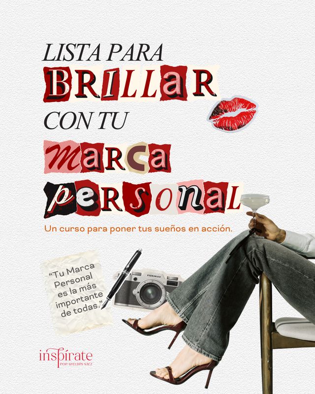 LISTA PARA BRILLAR CON TU MARCA PERSONAL LISTA PARA BRILLAR CON TU MARCA PERSONAL