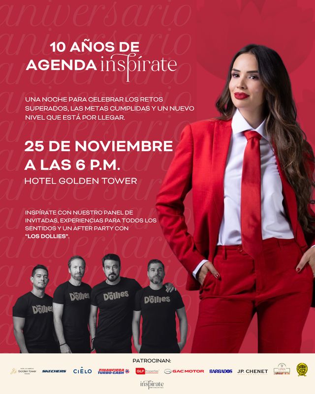 EVENTO DE ANIVERSARIO 10 AÑOS DE AGENDA INSPÍRATE