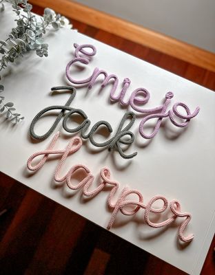 Knitted Wire Decor