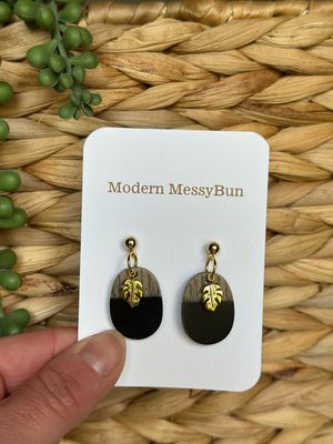 Faux Wood/ Tropical Dangle