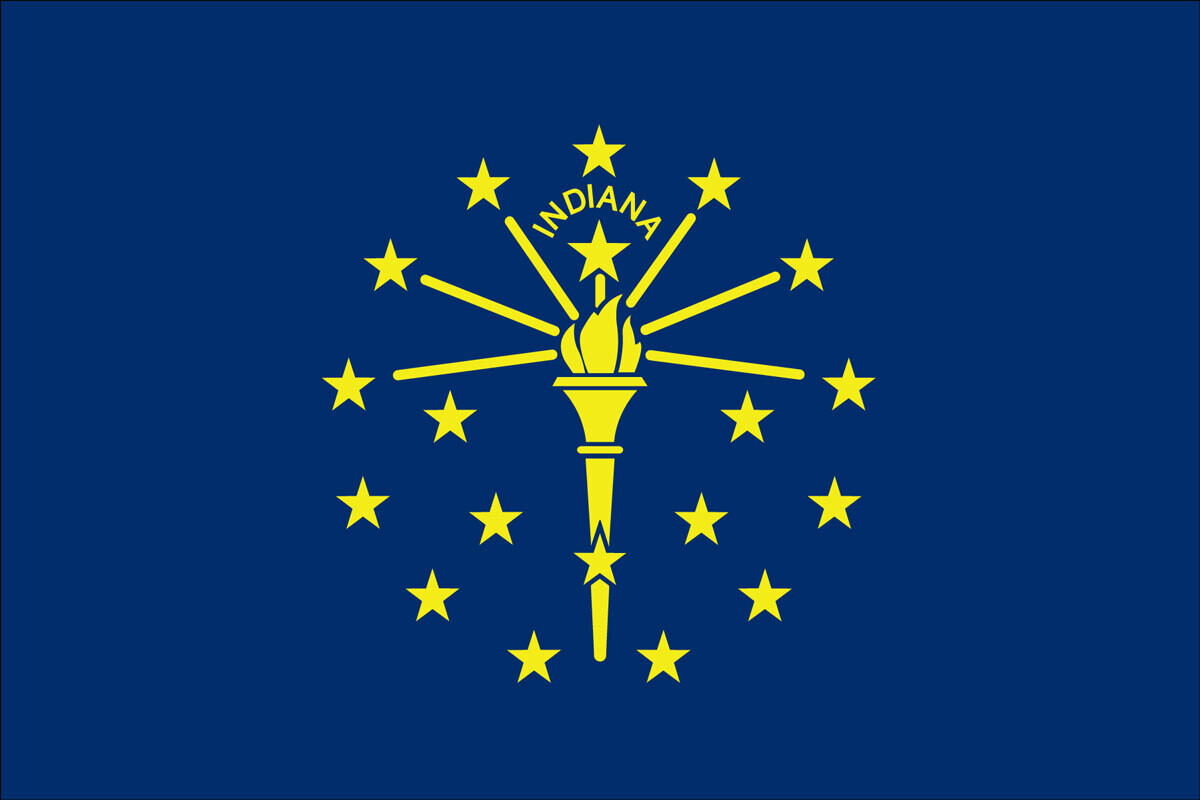 Indiana State Flag