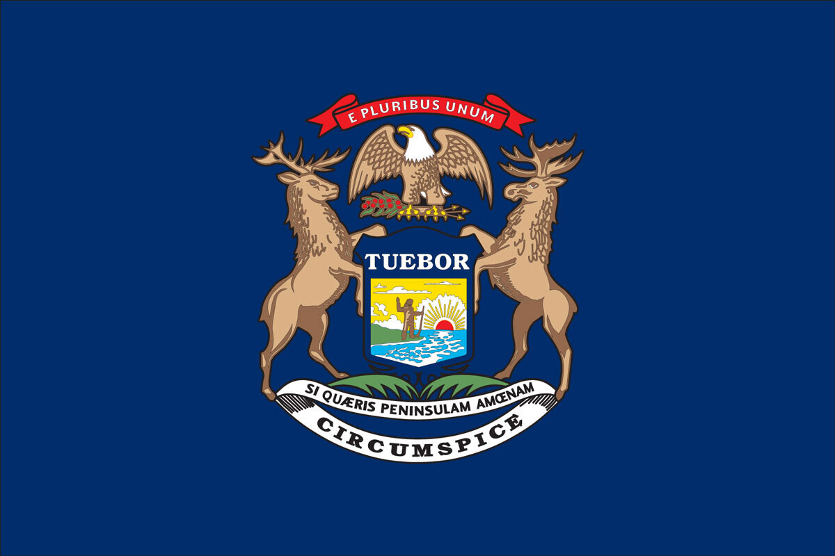 Michigan State Flag