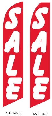 Sale (Red) Swooper Flag