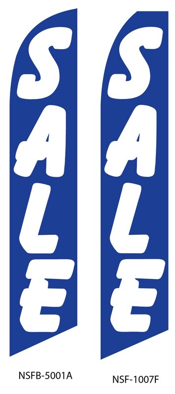 Sale (Blue) Swooper Flag