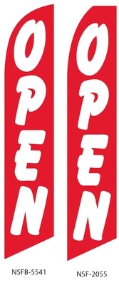 Open (Red) Swooper Flag