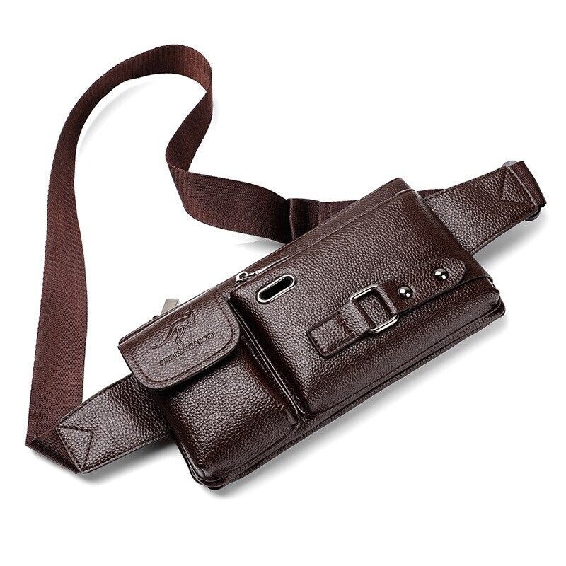 Men’s Genuine Leather Sling Bag