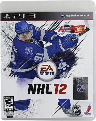 NHL 12
Marque : Electronic Arts
Plate-forme : PlayStation 3|Classé: Everyone 10+ 
Used
Ready to Pick UP