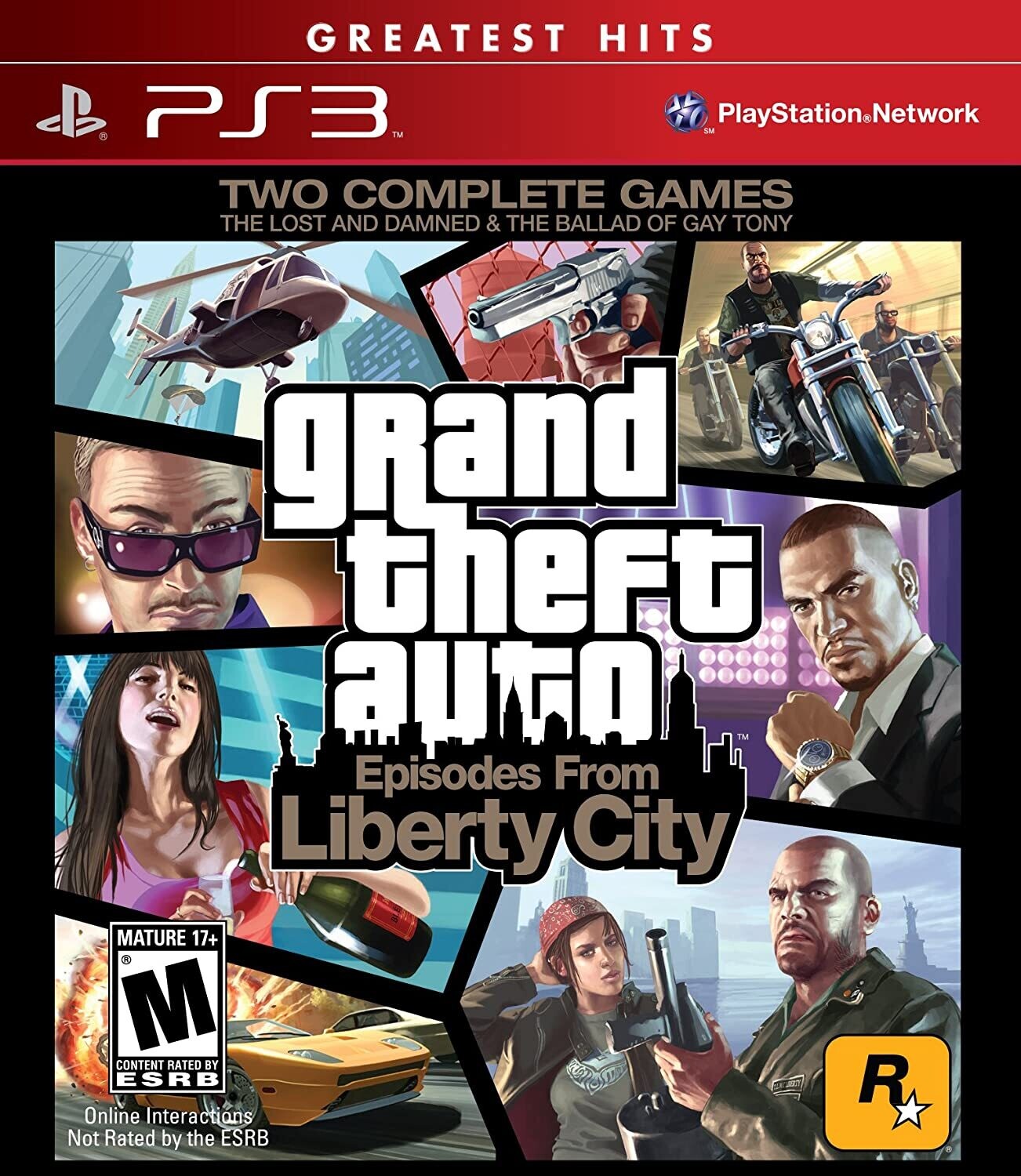 Grand Theft Auto IV: Episodes from Liberty City PS3
Marque : Rockstar Games
Plate-forme : PlayStation 3|Classé: Mature 
Used, Ready for Pick UP