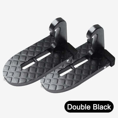 Foldable Car Roof Rack Step Car Door Step Multifunction Universal Latch Hook Auxiliary Foot Pedal Aluminium Alloy Safety Hammer