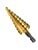 Yangoutool HSS Step Drill Bit Set, 3Pcs Hex Shank Coated Step Drill Bits Set,4-12/20 / 32mm Large Titanium HSS Step Cone Drill Bit