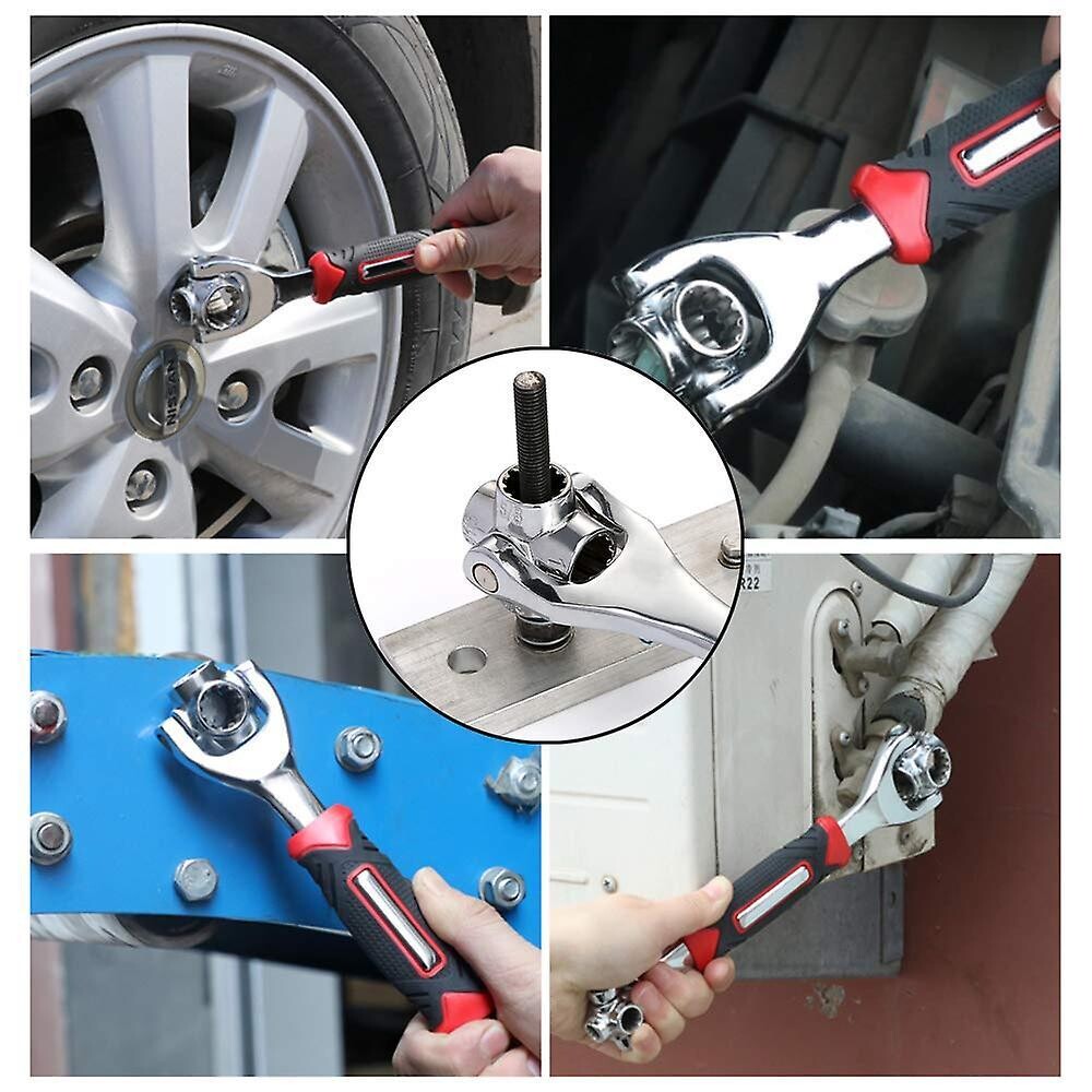 Clé à cliquet extensible flexible avec action à 72 dents, longueur allant de 260 mm à 360 mm