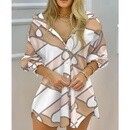 Robe Chemise Manches Longues D39impression