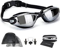 Swim Goggles, Swimming Goggles, Swim Cap, Fit for Adults, Men, Women, Youth