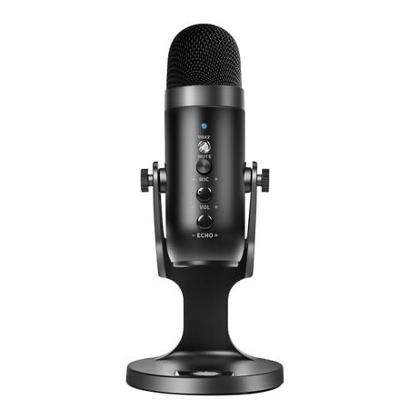 Tomshine USB Condenser Microphone for Computer with Noise Cancelling/Mute Button USB Desktop Mic with Stand PC Microphone Mic Stand to Gaming Streaming Podcasting Recording Headphone