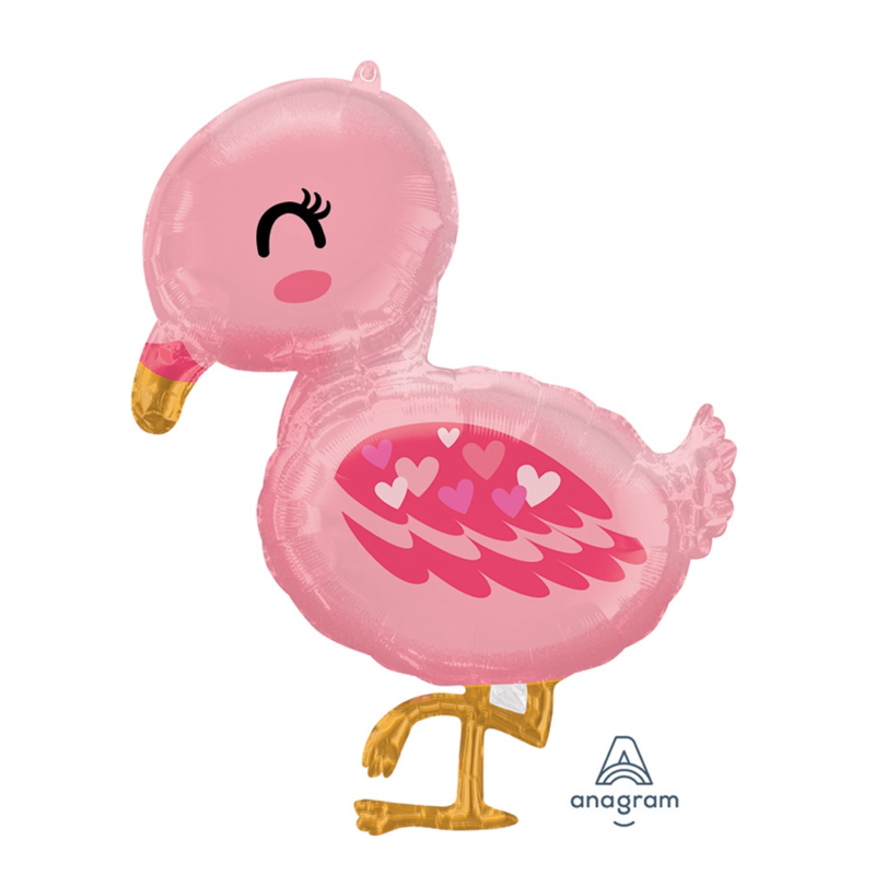 32&quot; Flamingo Baby Shaped Balloon 435036