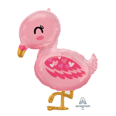 32" Flamingo Baby Shaped Balloon 435036