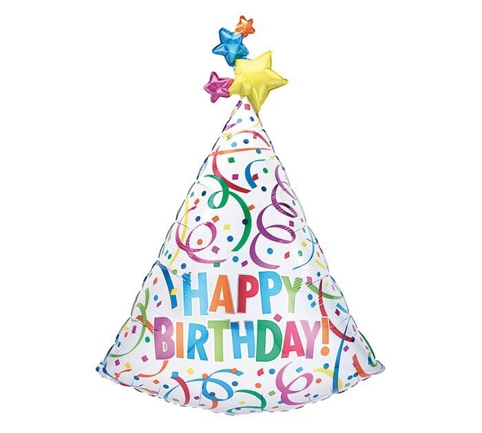 36" Birthday Bash Hat Balloon 6703436