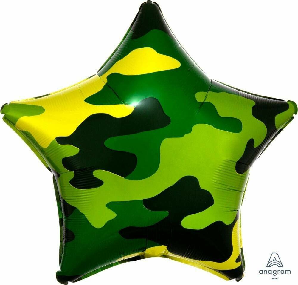 19' Camouflage Star Balloon 597718