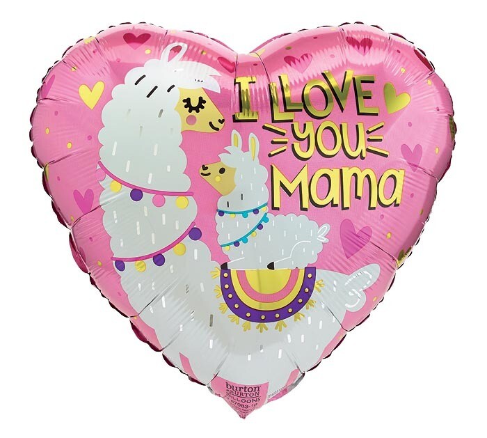 17" I Love You Mama Balloon