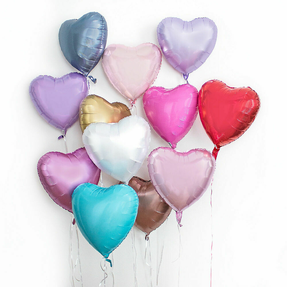 18" Solid Heart Balloon