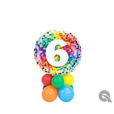 Happy Birthday Age Balloon Bouquet Designs