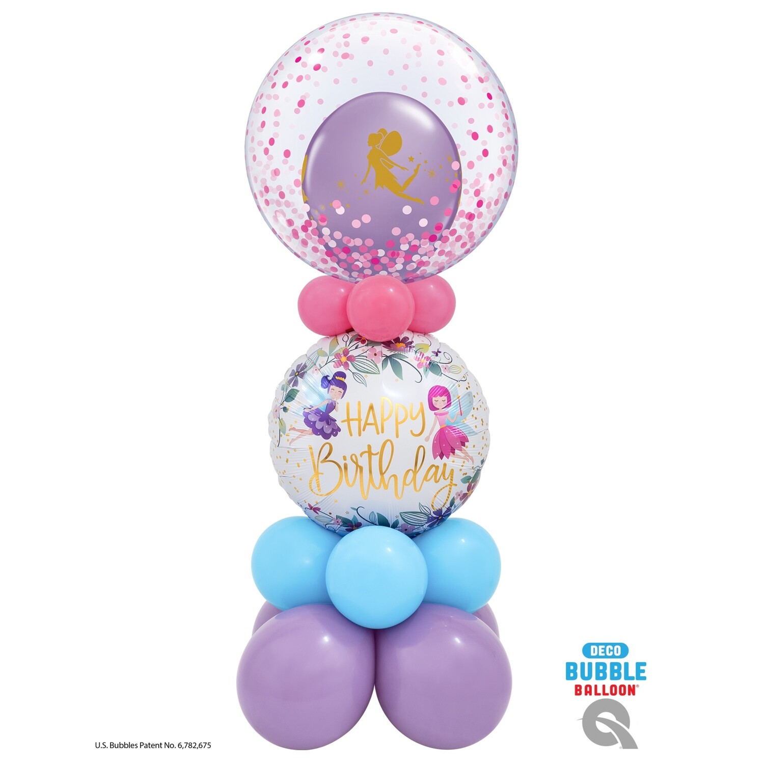 Happy Birthday Fairies Balloon Bouquet Designs