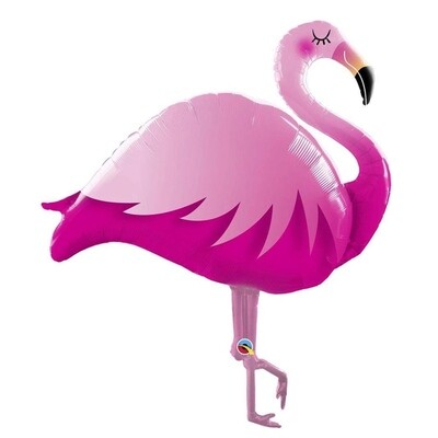 46" Pink Flamingo Shape Balloon
