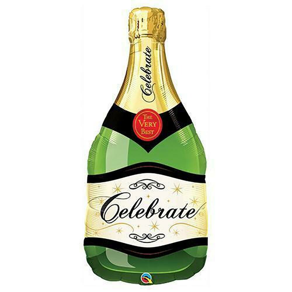 39” Celebrate Bubble Wine Bottle Shape