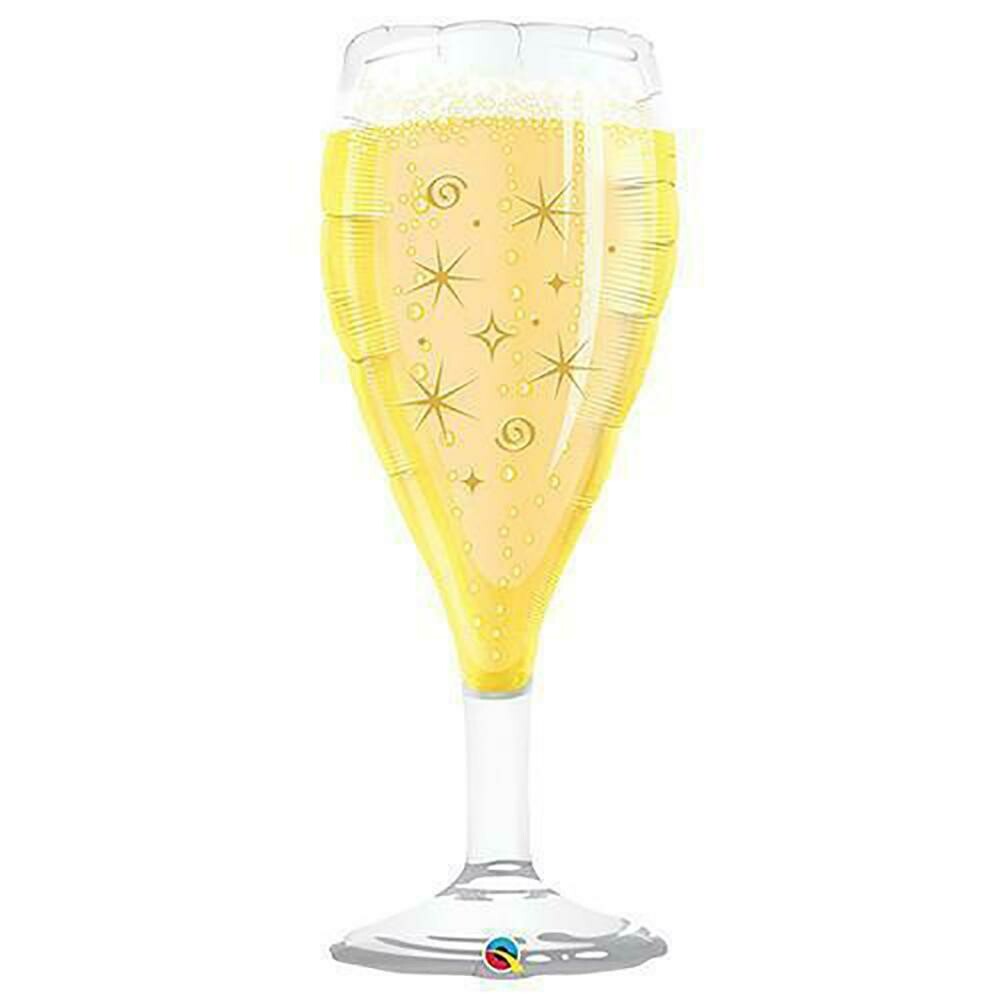 39” Bubbly Wine Glass XL Shape Balloon