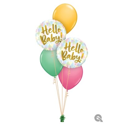 Hello Baby Balloon Bouquet Designs