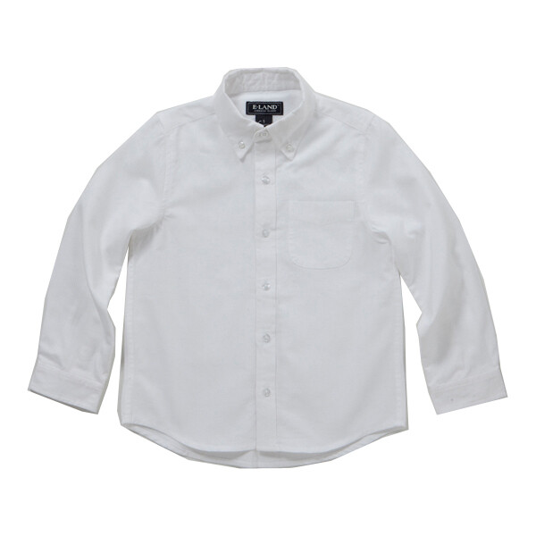 E Land White Oxford Long Sleeve Shirt