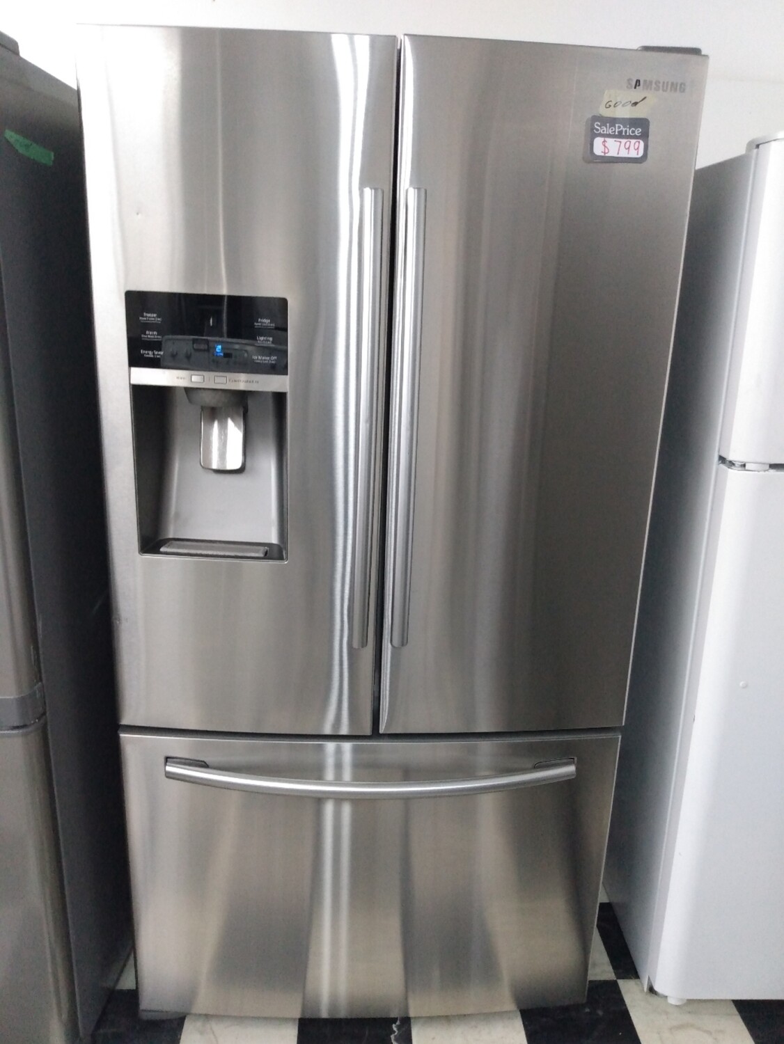 Samsung French Door Refrigerator, 36 Width, 22.5 cu. ft. Capacity