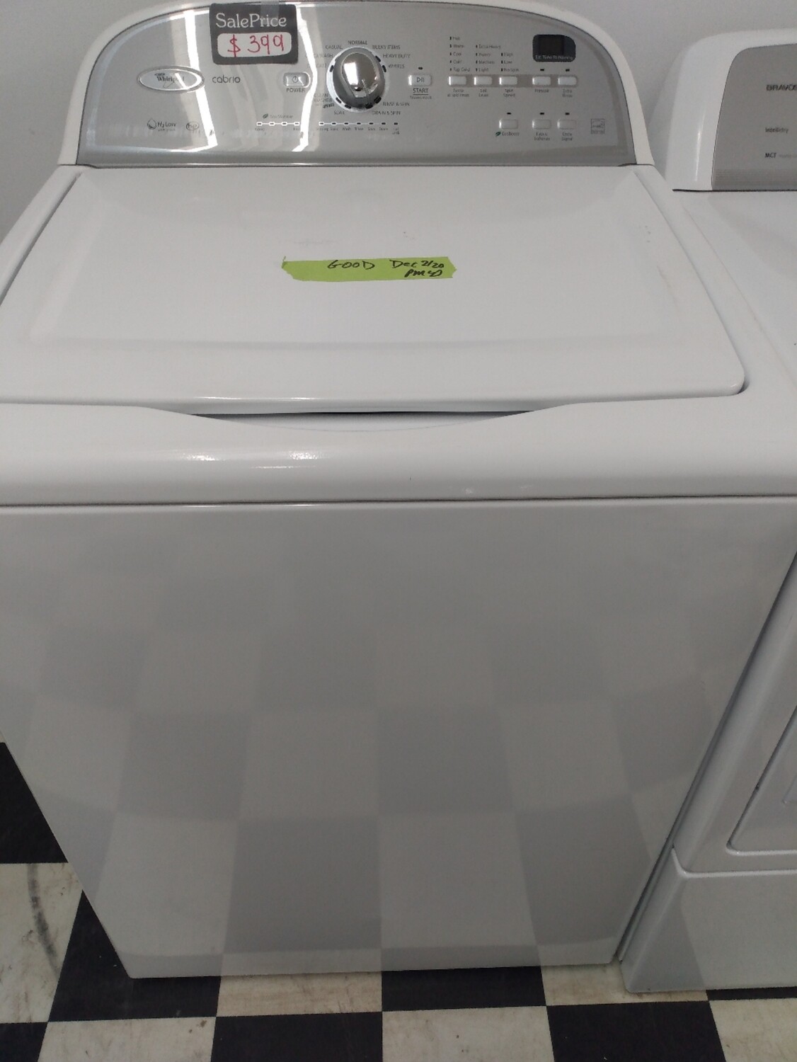 Whirlpool Top Load Washer, 27in, 4.1 cu.ft Capacity