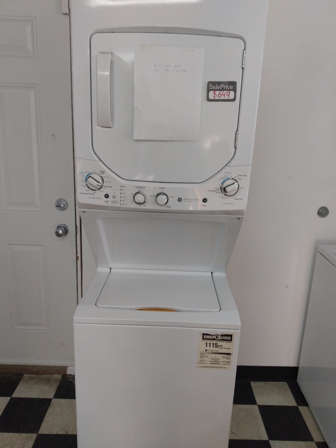 GE Laundry center
