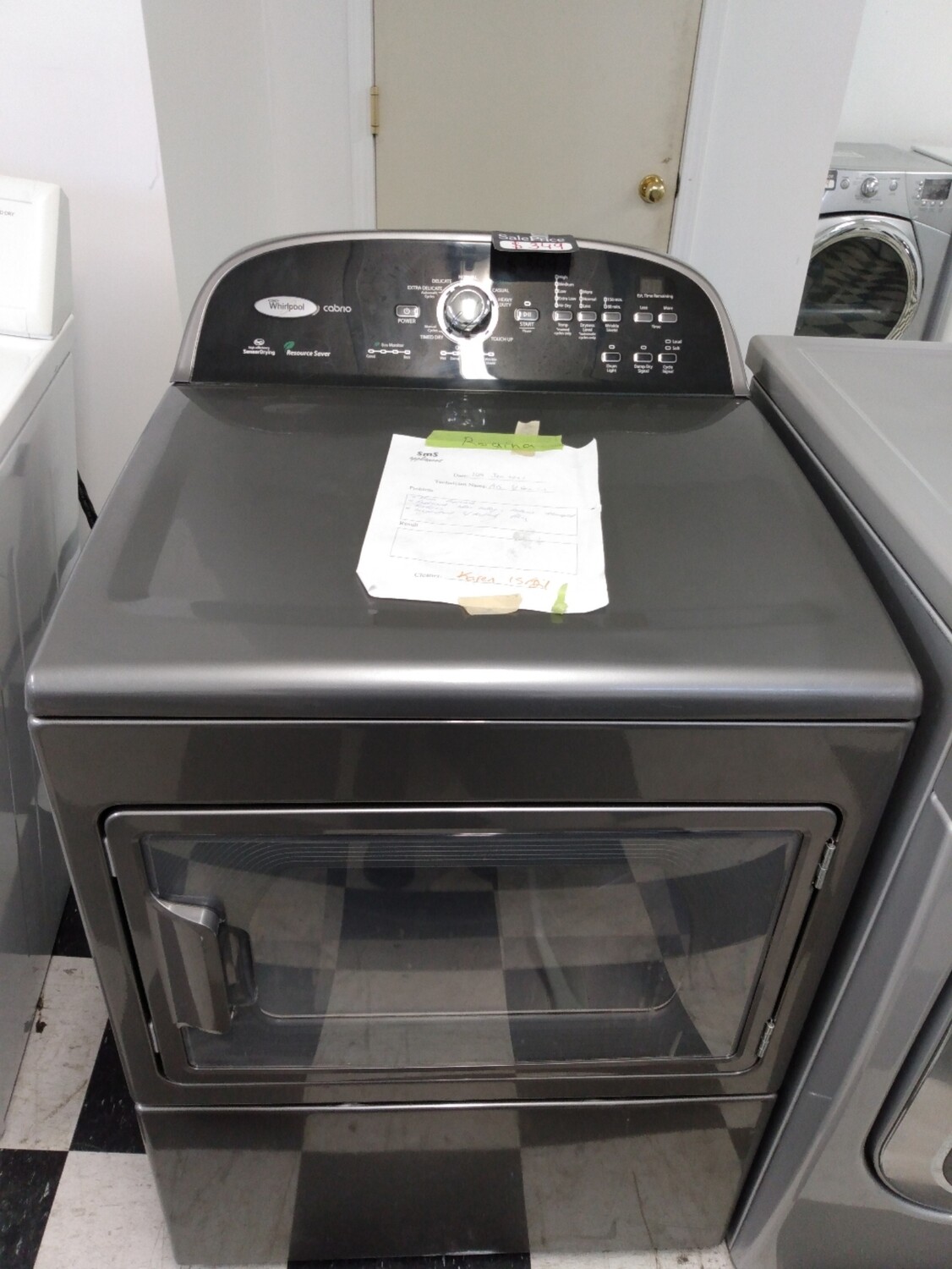 Whirlpool Cabrio Electric Dryer, 29 in, 7.0 Cu.Ft