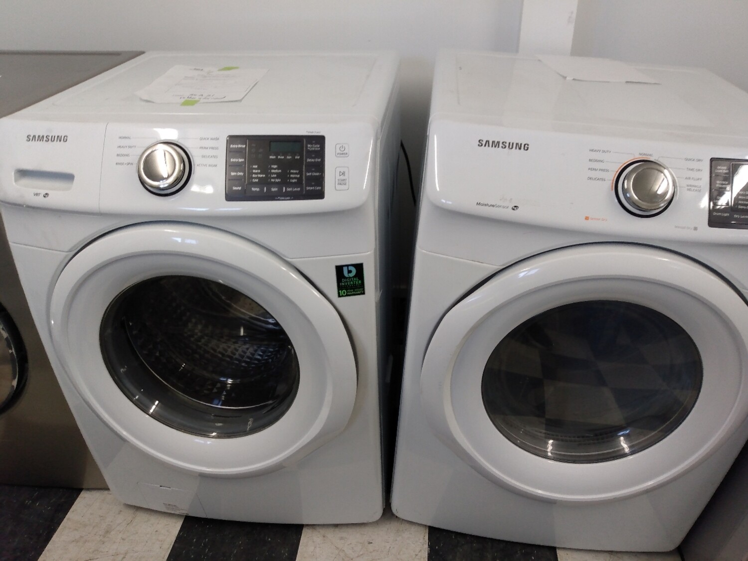 Samsung washer and dryer set