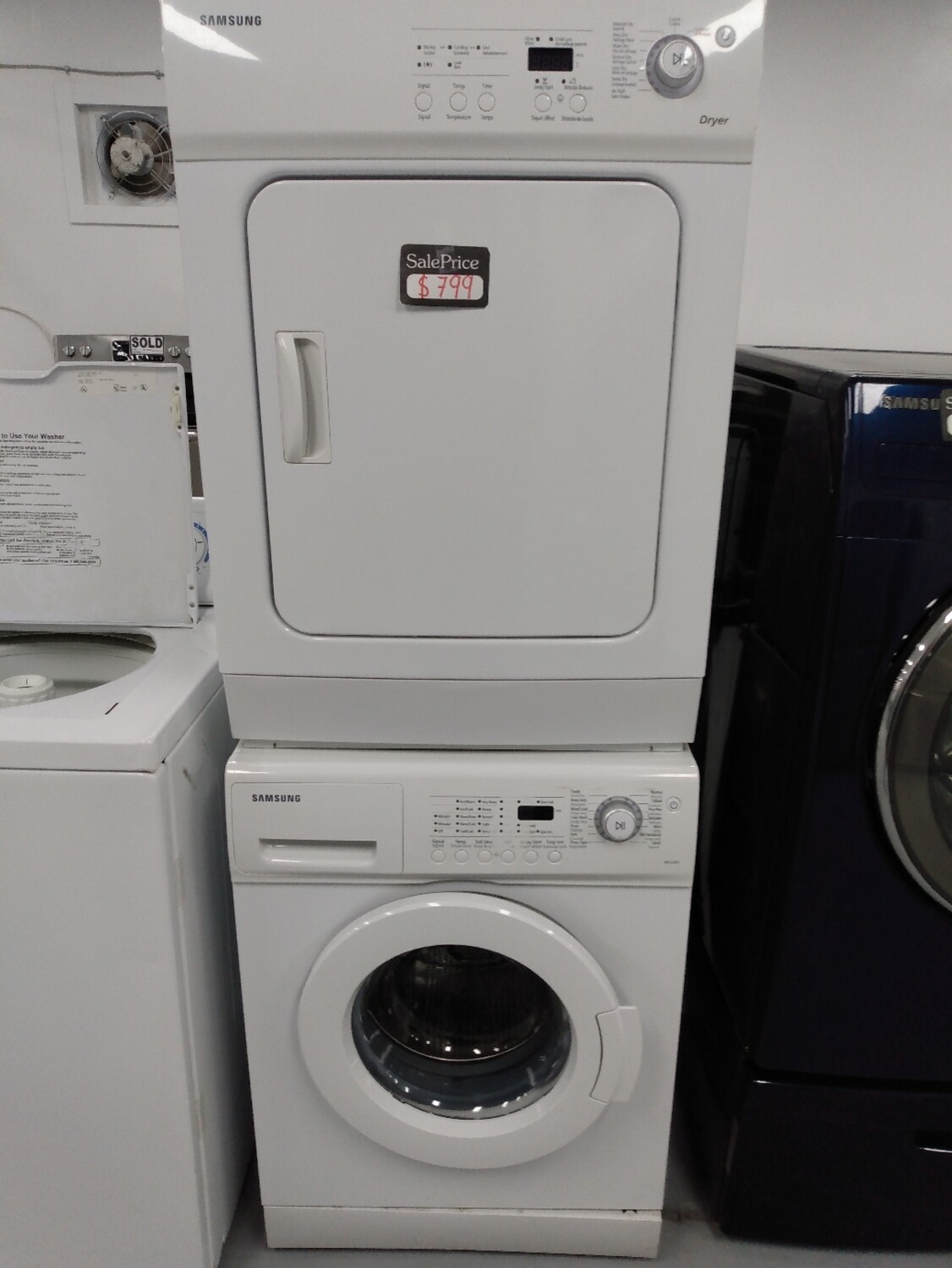 Samsung washer/dryer set apartment size