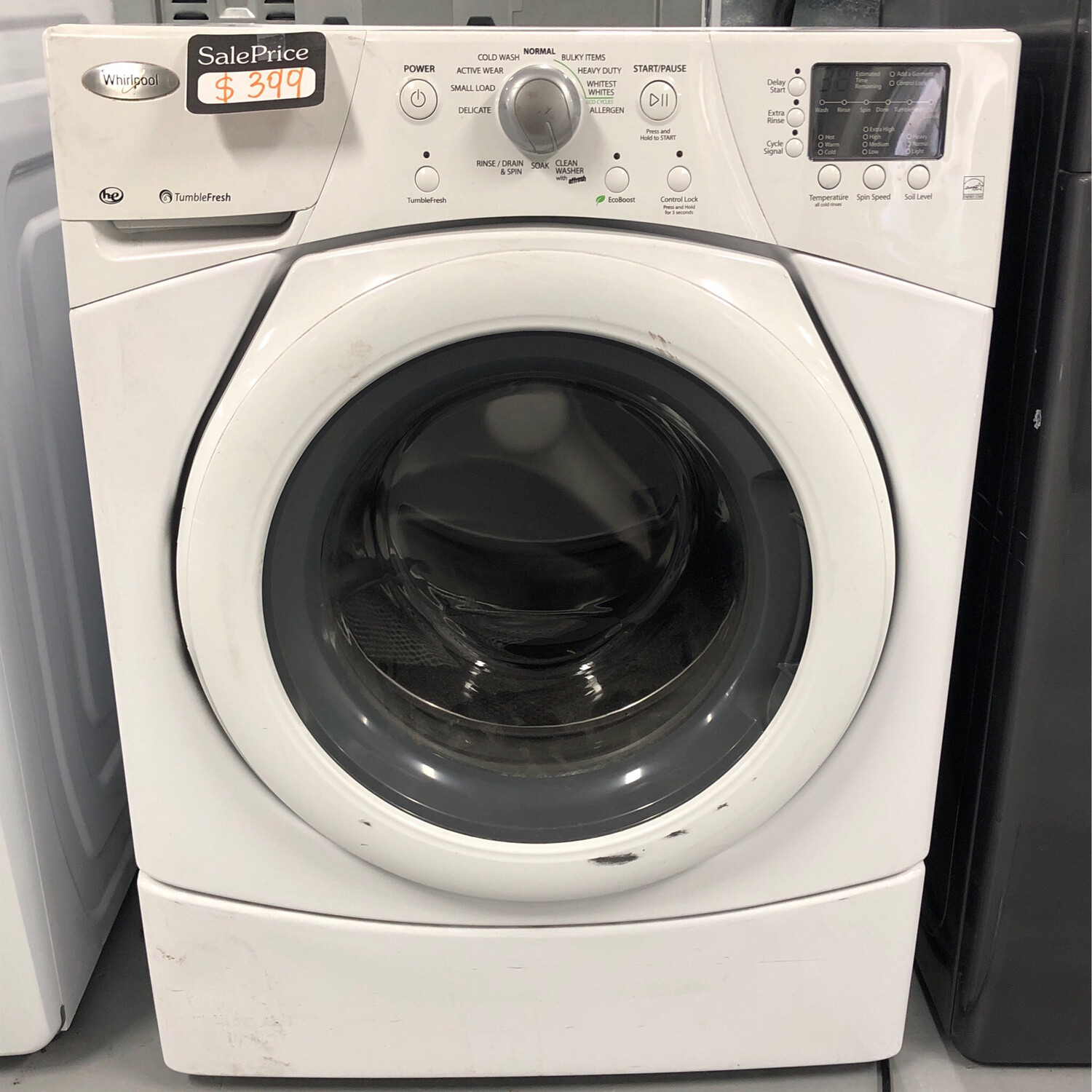 Whirlpool Front Load Washer, 27 in, 4.0 Cu.Ft
