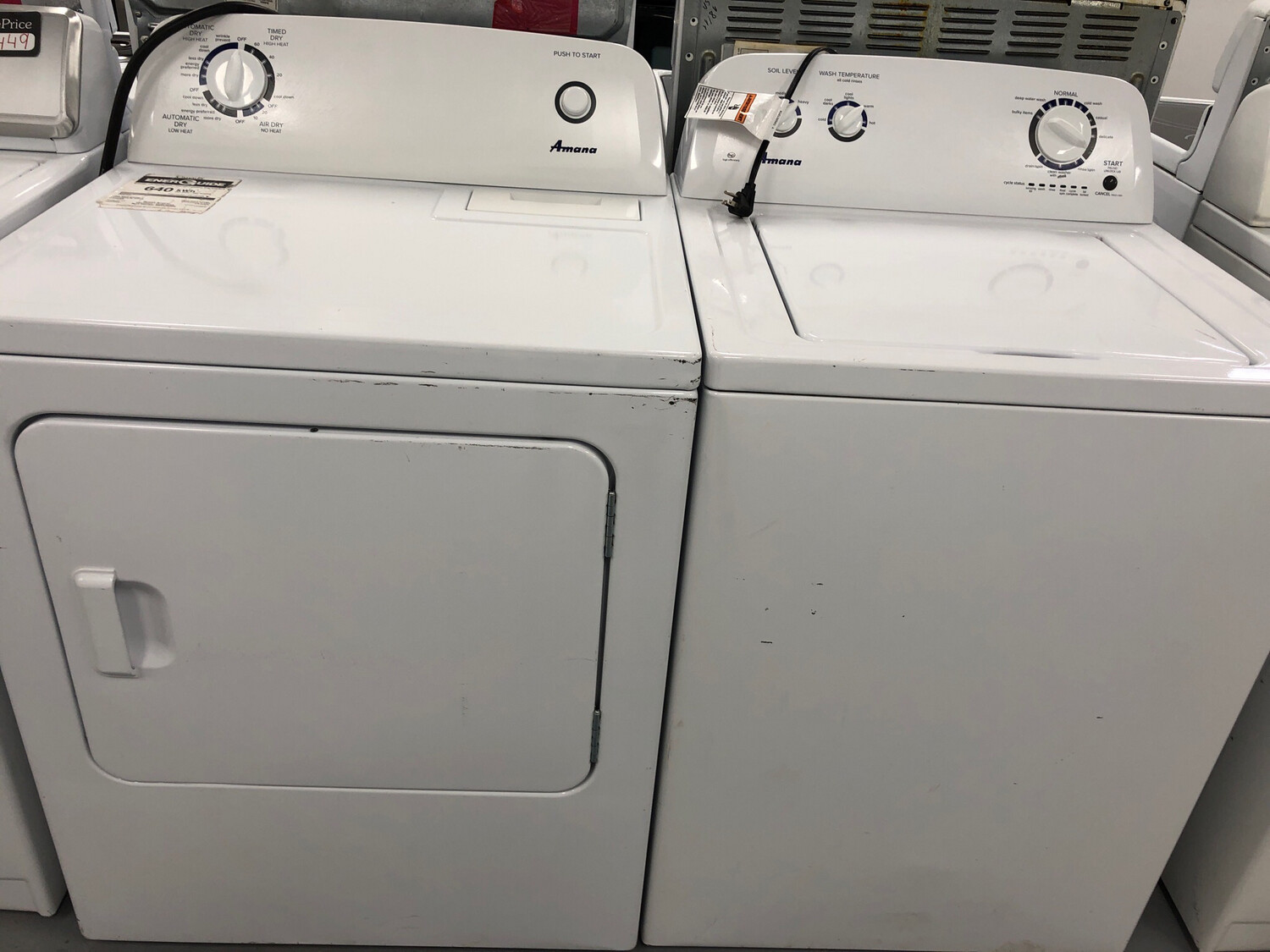 Amana Washer/Dryer Set