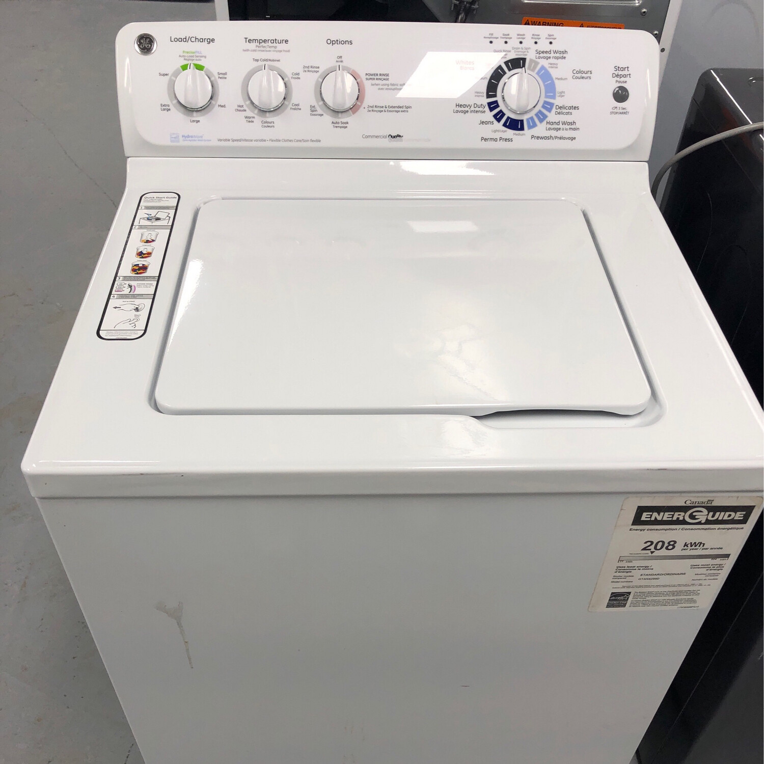 GE Top Load Washer 4.5 cu. ft.
