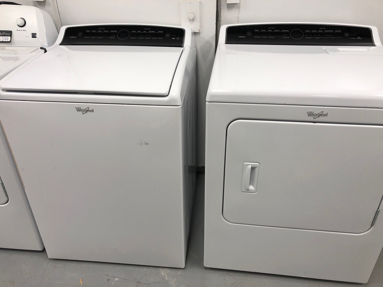 Whirlpool Cabrio Top-Load Washer & Dryer Set