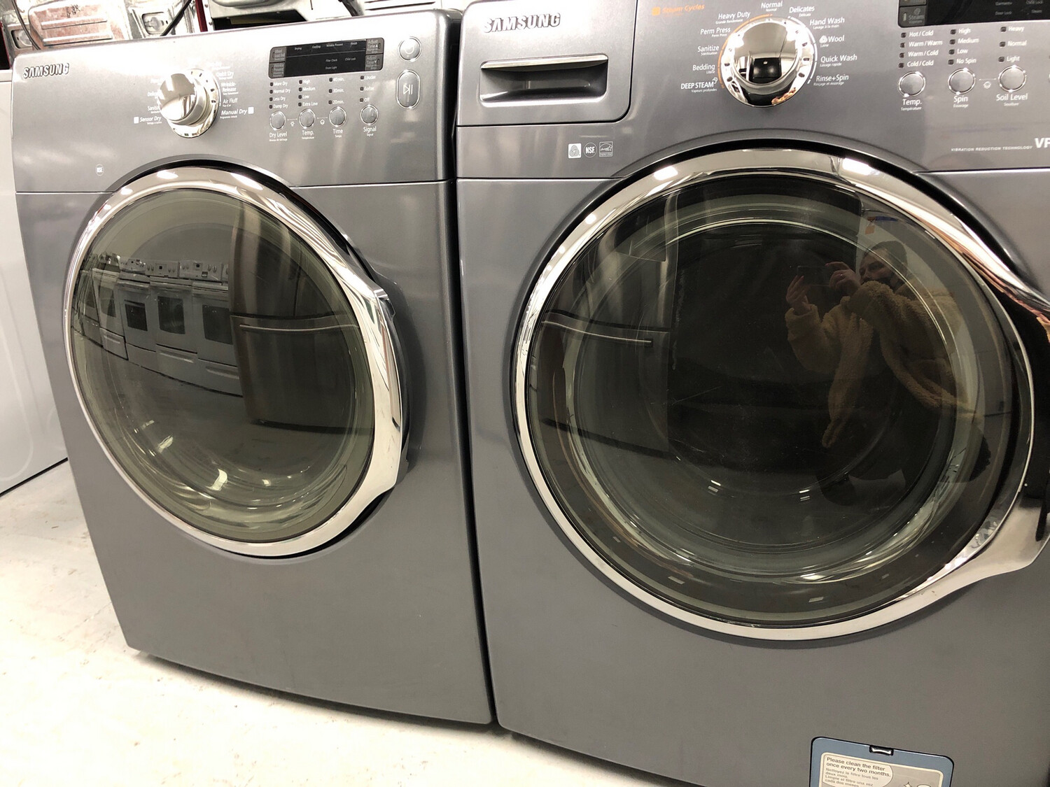 Samsung Front-Load Dryer & Steam Washer Set