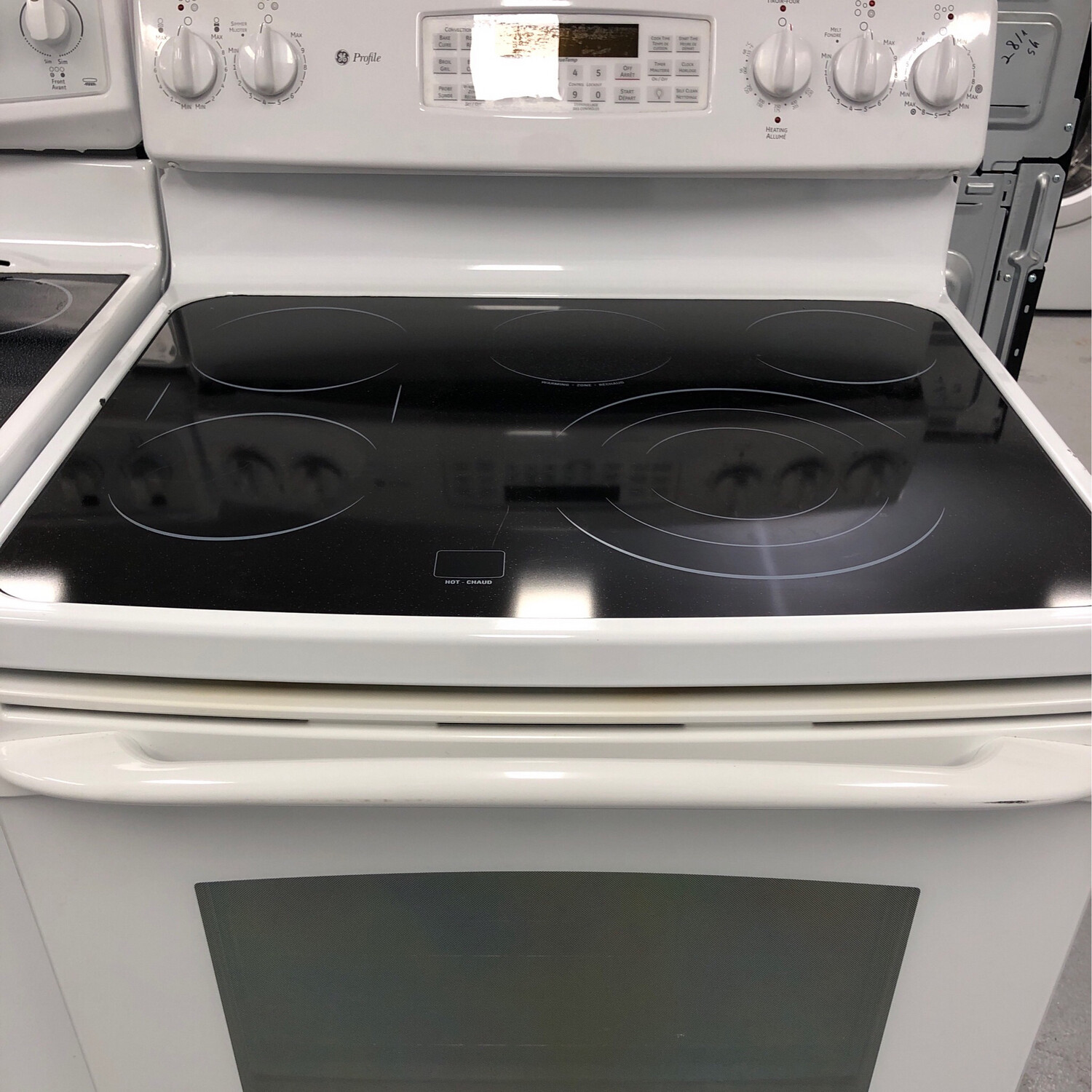 GE Profile Self Clean, Convection Glass-Top Range, 5.3 Cu.Ft