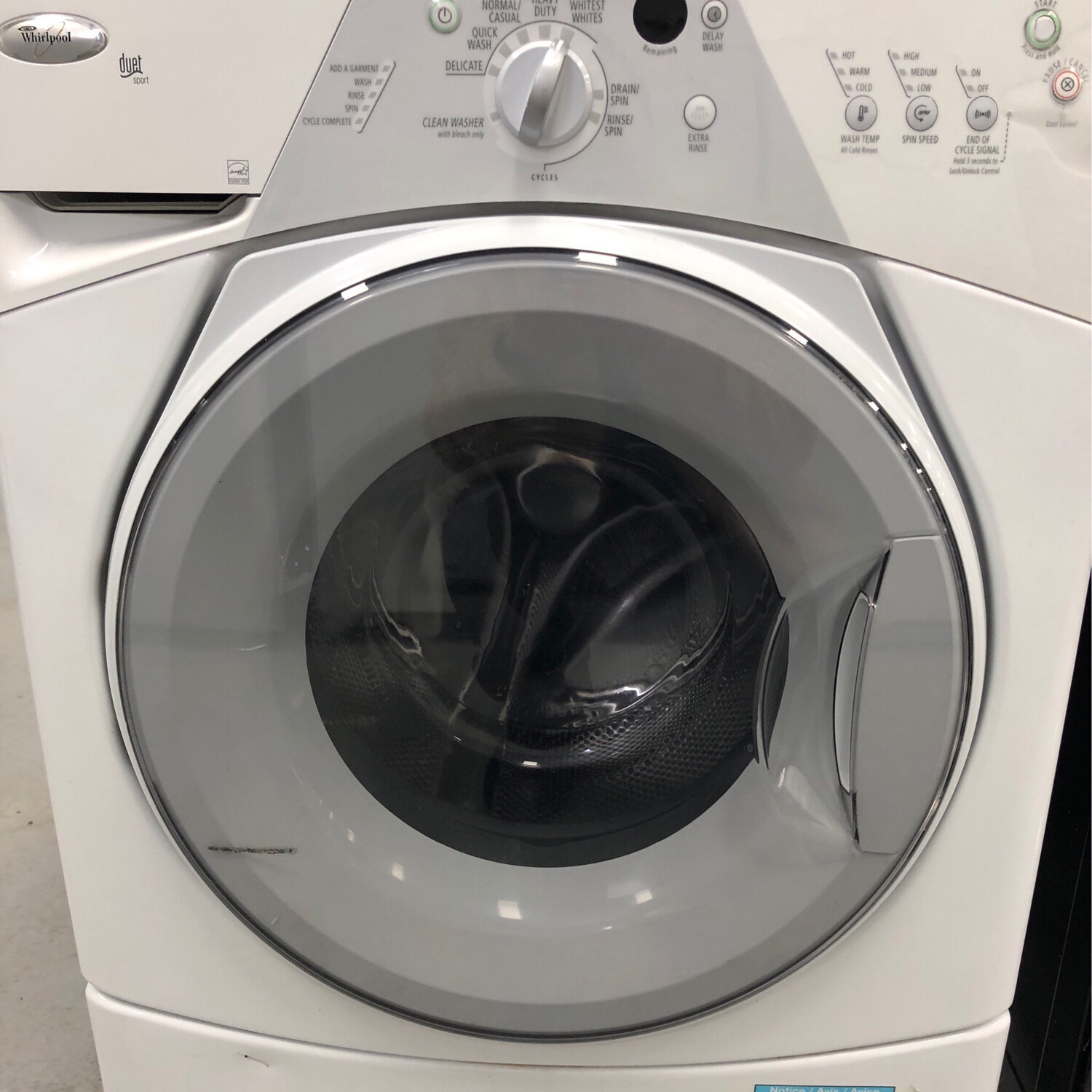 Whirlpool Duet Front-Load Washer, 3.3 Cu.Ft